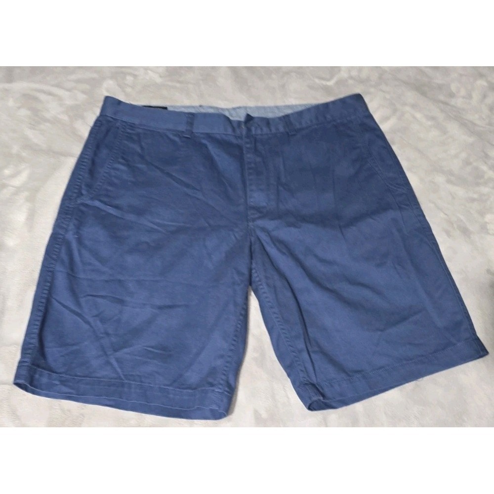Pendleton Size 38 Mens Navy‎ Blue 100% Cotton w/Pockets Button Fly Chino Shorts
